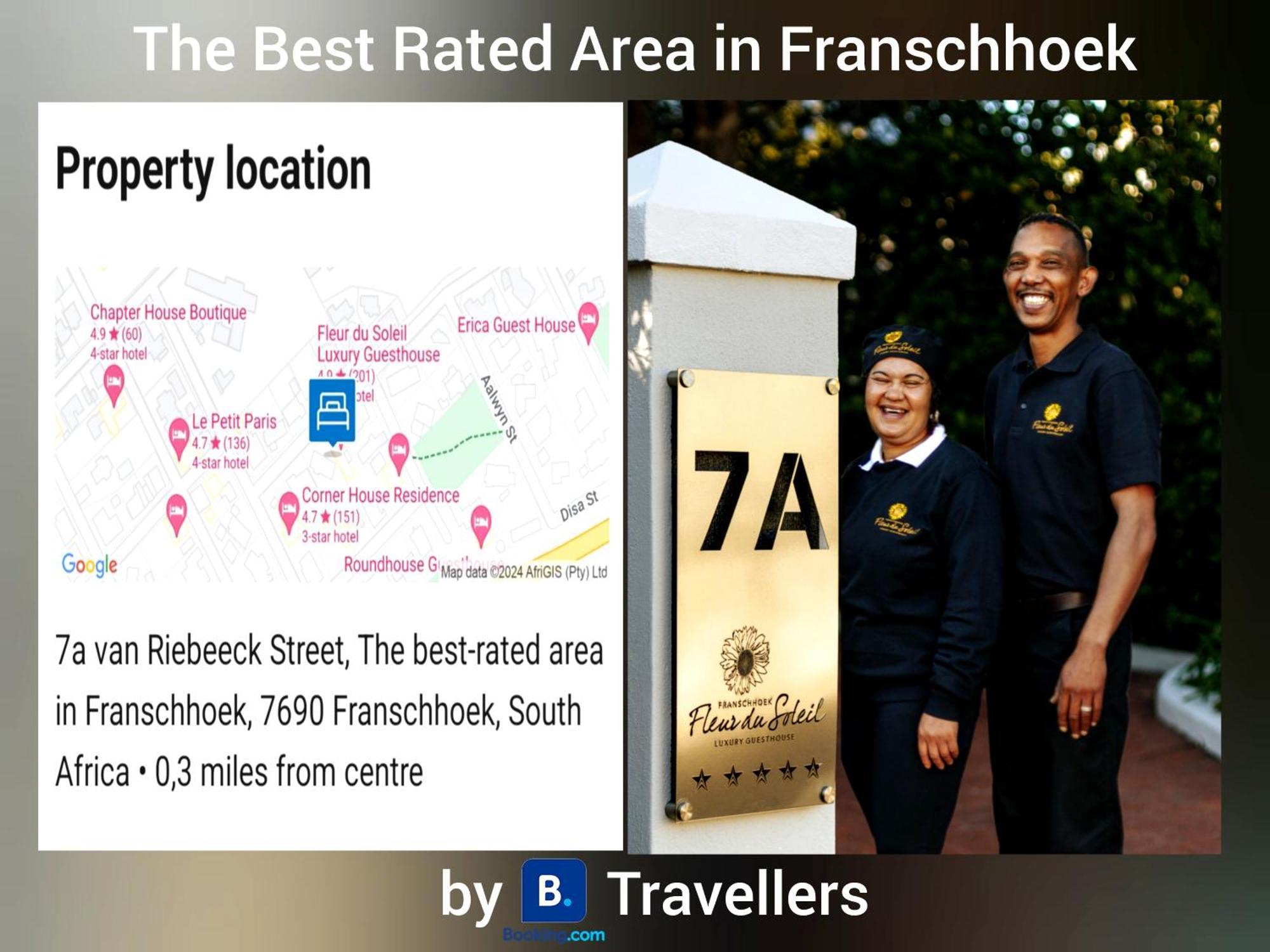 Fleur Du Soleil Luxury Guesthouse Franschhoek Exteriér fotografie