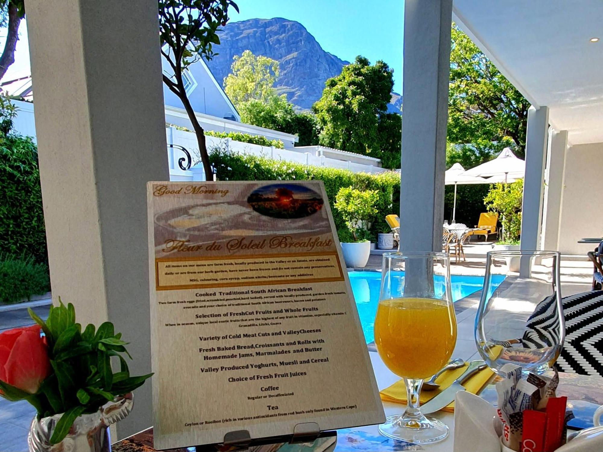 Fleur Du Soleil Luxury Guesthouse Franschhoek Exteriér fotografie
